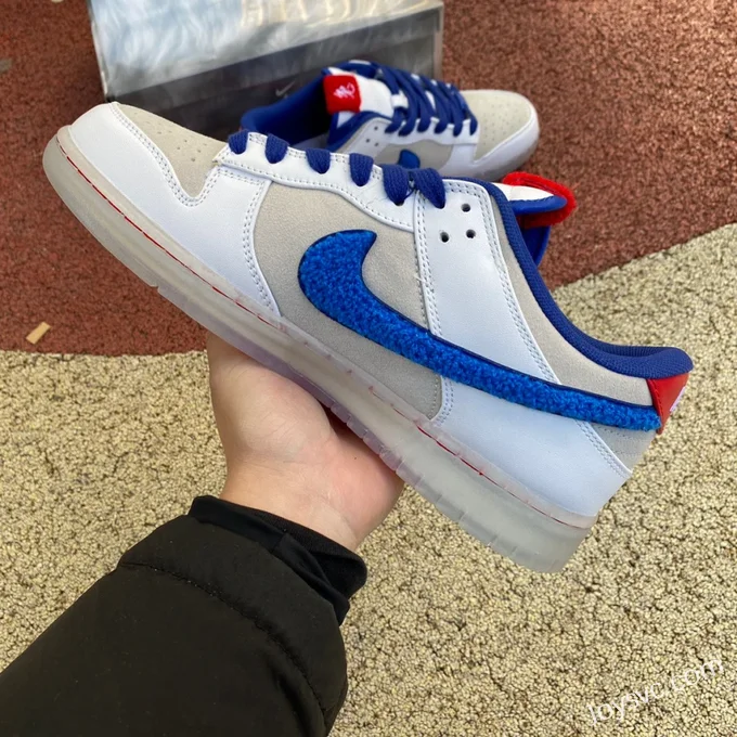 Nike Dunk Low White Blue Red Rabbit Year FD4203-161