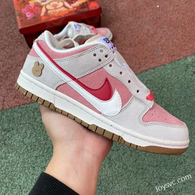 Nike Dunk Low SE 85 CNY Rabbit Limited Edition Pink White DO9457-100