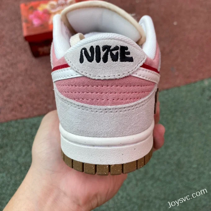 Nike Dunk Low SE 85 CNY Rabbit Limited Edition Pink White DO9457-100