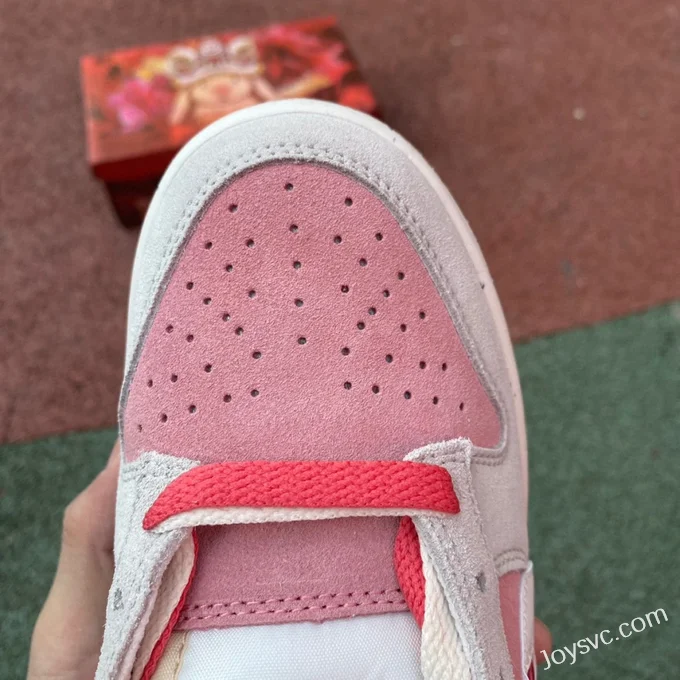 Nike Dunk Low SE 85 CNY Rabbit Limited Edition Pink White DO9457-100