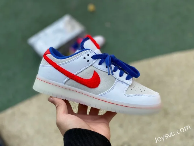 Nike Dunk Low White Blue Red Rabbit Year FD4203-161