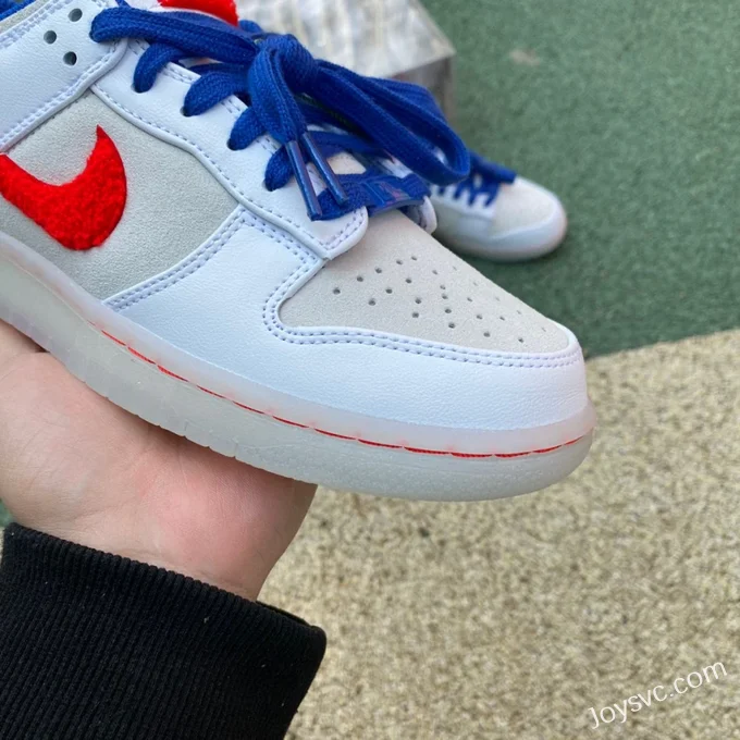 Nike Dunk Low White Blue Red Rabbit Year FD4203-161