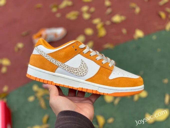 Nike Dunk Low Stone Pattern White Orange DR0156-800