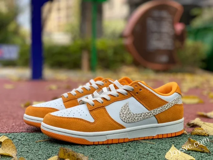 Nike Dunk Low Stone Pattern White Orange DR0156-800