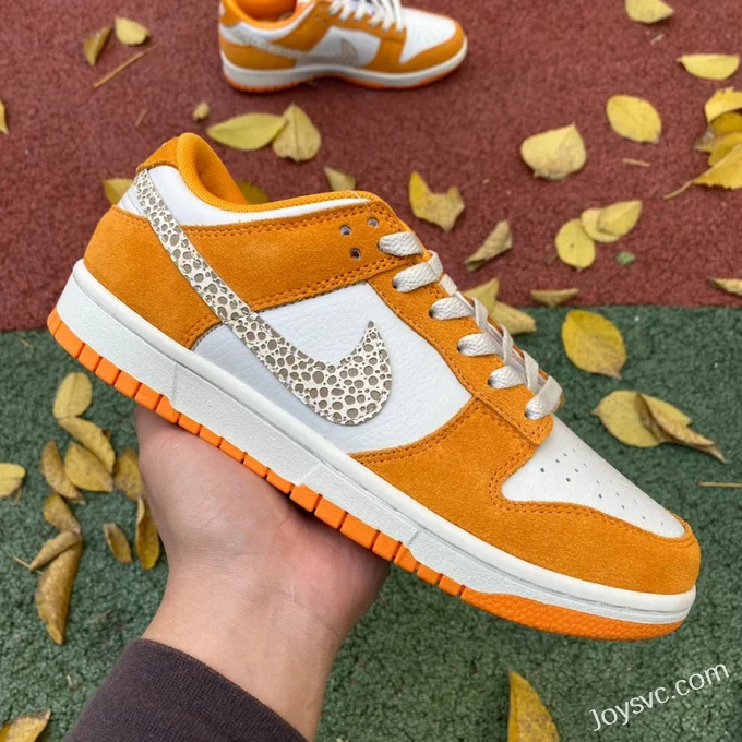 Nike Dunk Low Stone Pattern White Orange DR0156-800