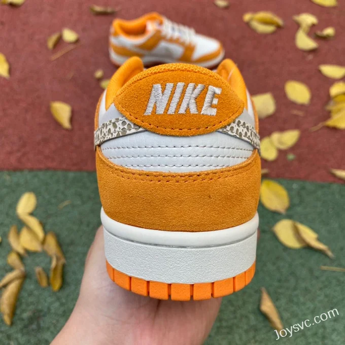 Nike Dunk Low Stone Pattern White Orange DR0156-800