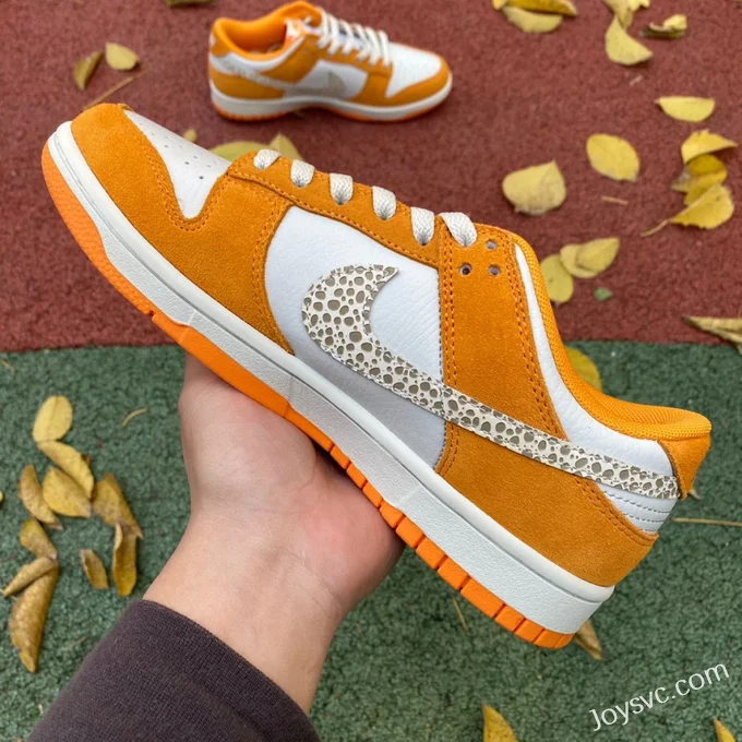 Nike Dunk Low Stone Pattern White Orange DR0156-800