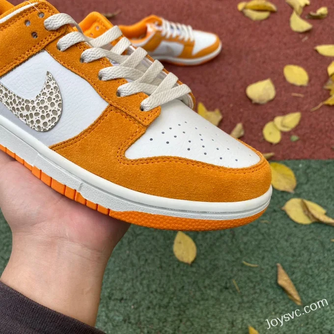 Nike Dunk Low Stone Pattern White Orange DR0156-800