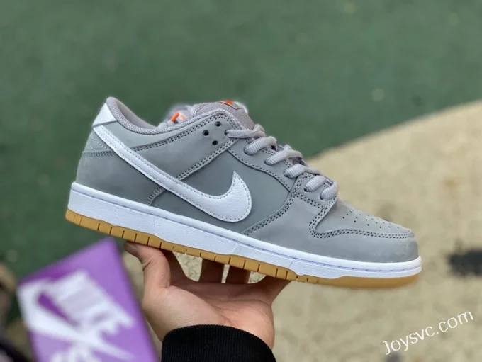 Pure Original Nike SB Dunk Low Grey Gum Retro Sneakers DV5464-001