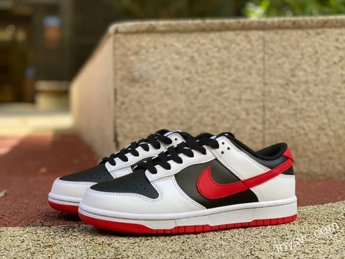 Nike Dunk Low White Black Red Retro Casual Sneakers FD9762-061