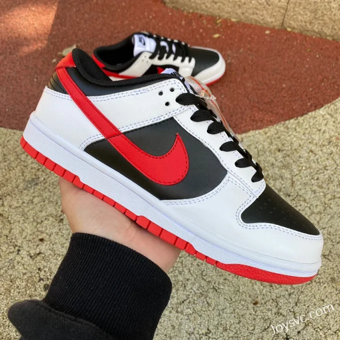 Nike Dunk Low White Black Red Retro Casual Sneakers FD9762-061