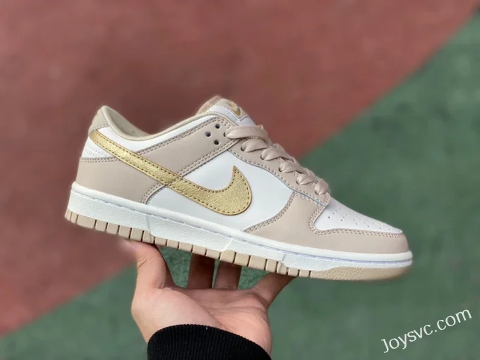 Nike Dunk Low Beige Gold Retro Sneakers DX5930-001