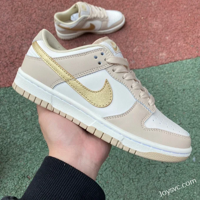 Nike Dunk Low Beige Gold Retro Sneakers DX5930-001