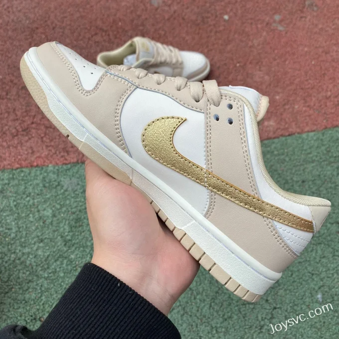 Nike Dunk Low Beige Gold Retro Sneakers DX5930-001