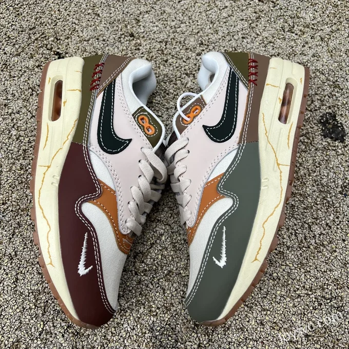 Nike Air Max 1 Premium Wabi Sabi Green Brown DQ8656-133