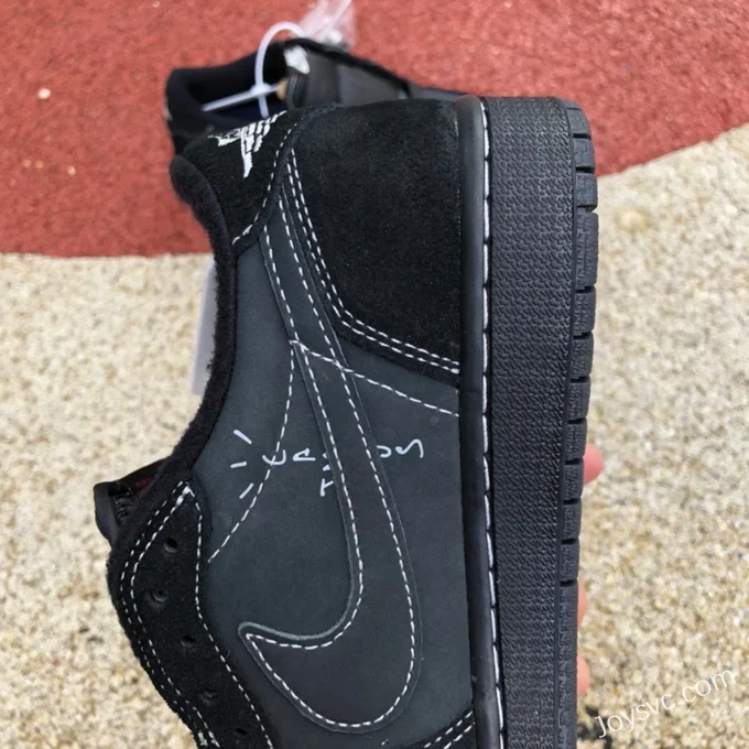 Travis Scott x Air Jordan 1 Low DM7866-001 Black Cat Reverse Swoosh