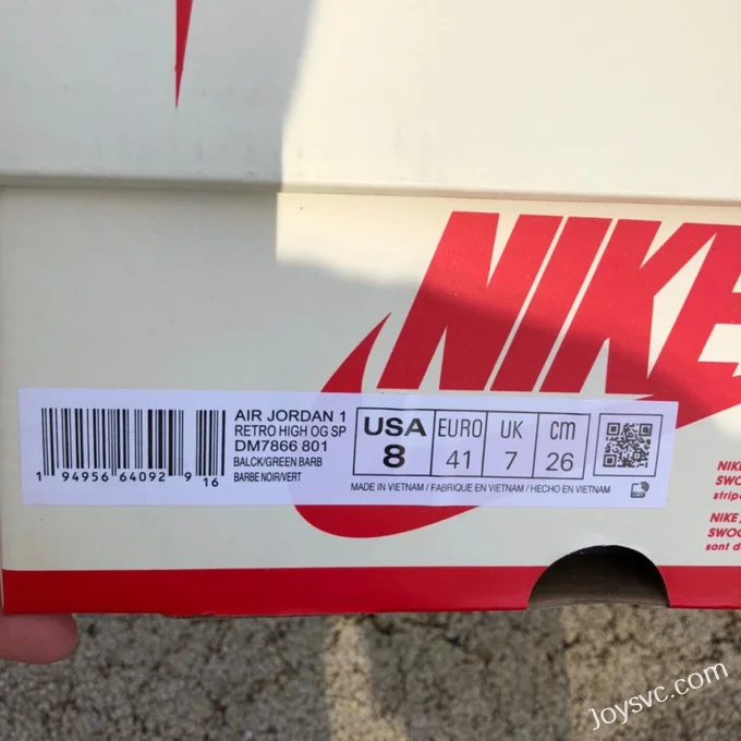 Travis Scott x Air Jordan 1 Low DM7866-801 White Red Green Reverse Swoosh