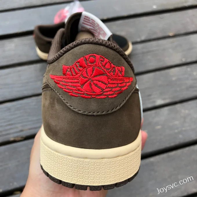 Travis Scott x Air Jordan 1 Low CQ4277-001 Brown Pure Version