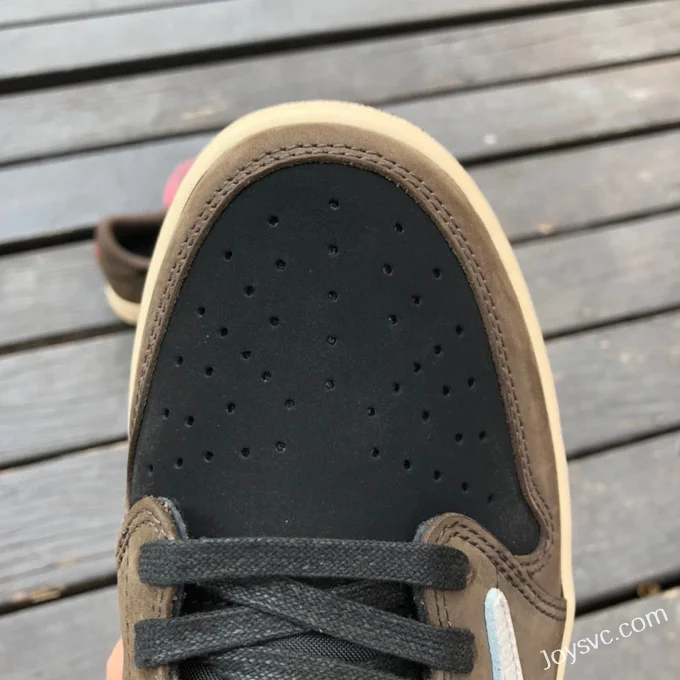 Travis Scott x Air Jordan 1 Low CQ4277-001 Brown Pure Version