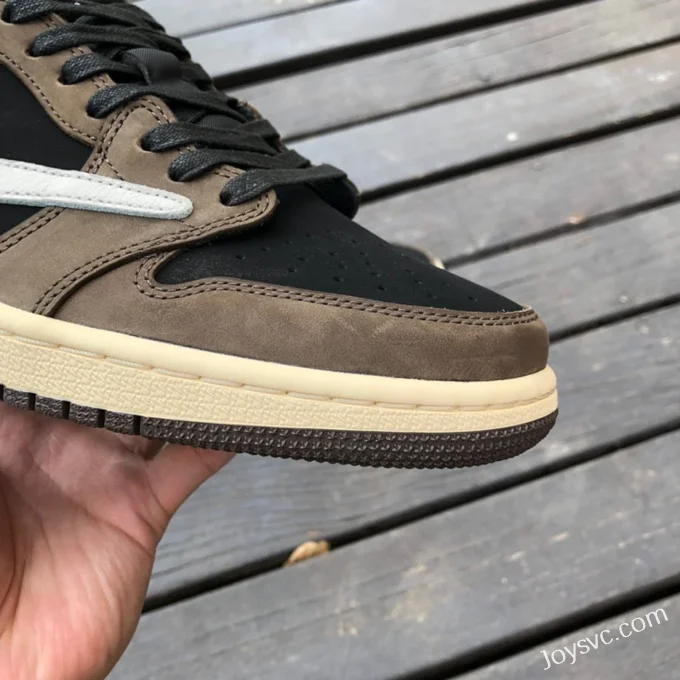 Travis Scott x Air Jordan 1 Low CQ4277-001 Brown Pure Version