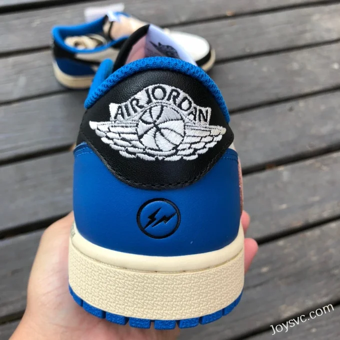 Travis Scott x Air Jordan 1 Low DM7866-140 Fragment Blue White Pure Version