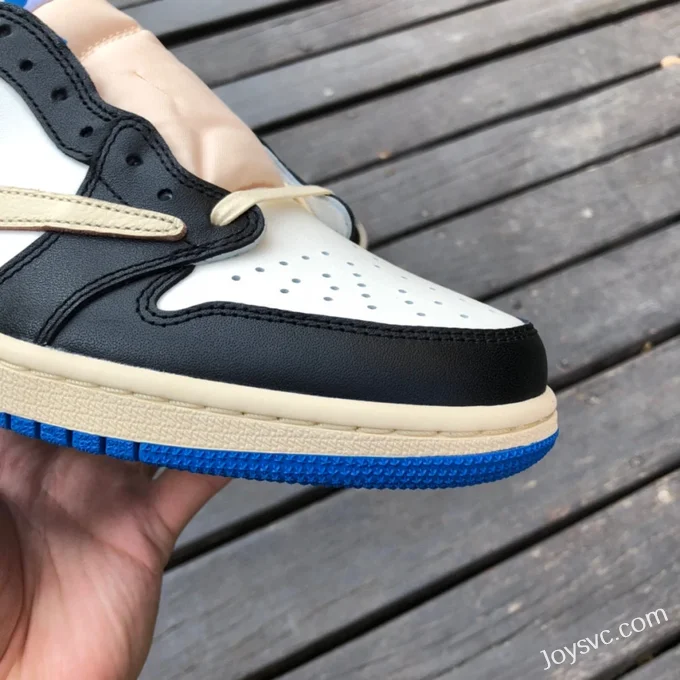 Travis Scott x Air Jordan 1 Low DM7866-140 Fragment Blue White Pure Version