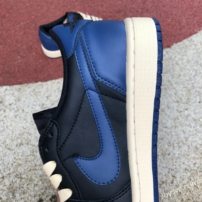 Travis Scott x Air Jordan 1 Low DM7866-041 Black Blue Reverse Swoosh