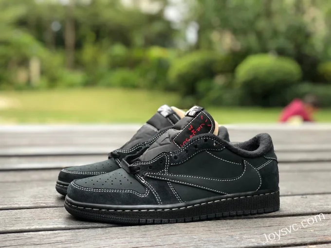 Travis Scott x Air Jordan 1 Low DM7866-001 Black Cat 5.0 Reverse Swoosh