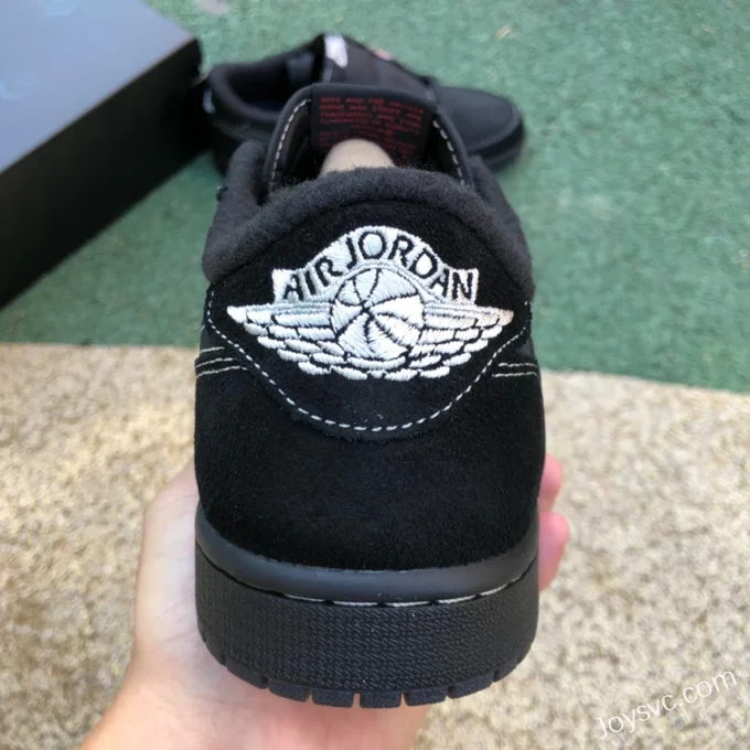 Travis Scott x Air Jordan 1 Low DM7866-001 Black Cat Pure Version