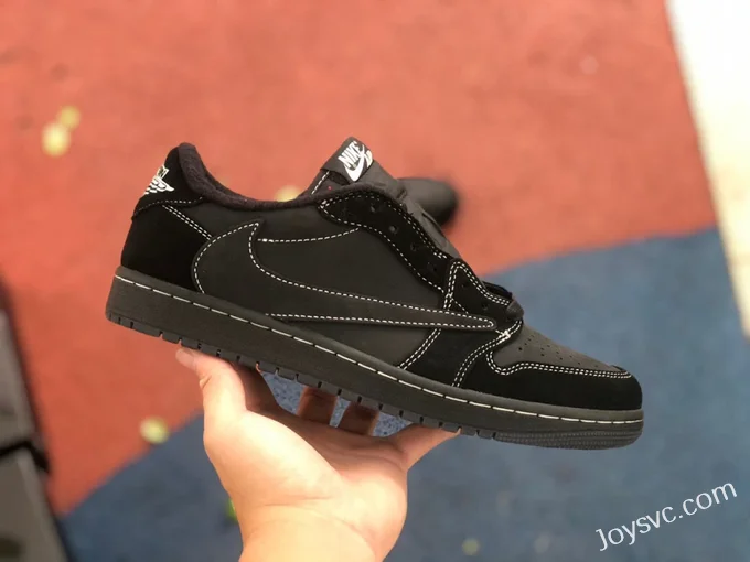 Travis Scott x Air Jordan 1 Low DM7866-001 Black Cat S2 Version