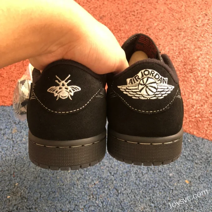 Travis Scott x Air Jordan 1 Low DM7866-001 Black Cat S2 Version