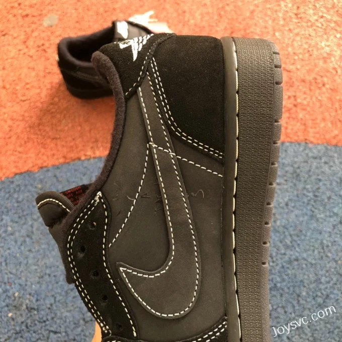 Travis Scott x Air Jordan 1 Low DM7866-001 Black Cat S2 Version