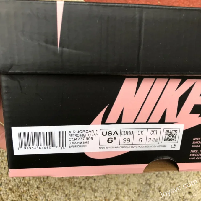 Travis Scott x Air Jordan 1 Low CQ4277-995 Black Pink Gold Hook Reverse Swoosh