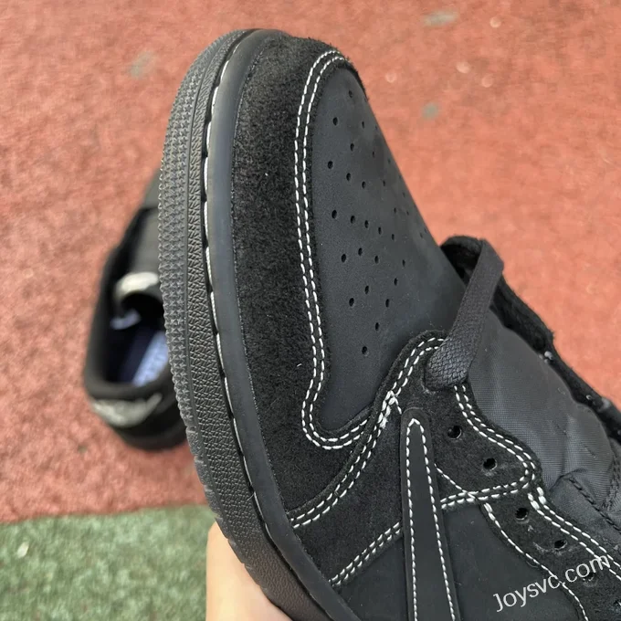 Travis Scott x Air Jordan 1 Low DM7866-001 Black Cat LW Version