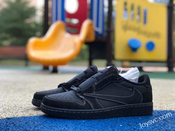 Travis Scott x Air Jordan 1 Low DM7866-001 Black Cat 5.0 Reverse Swoosh