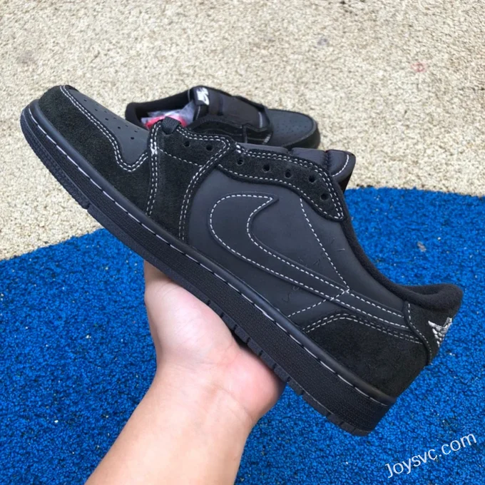 Travis Scott x Air Jordan 1 Low DM7866-001 Black Cat 5.0 Reverse Swoosh