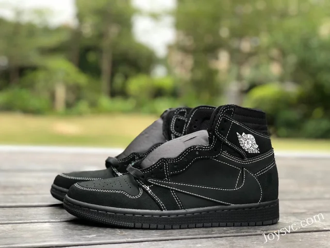 Travis Scott x Air Jordan 1 Low DM7866-001 Black Cat High Reverse Swoosh