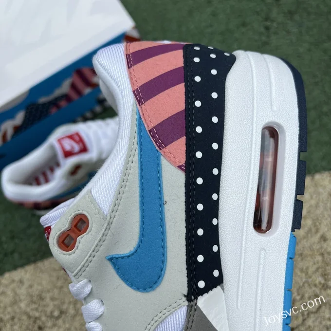 Parra x Nike Air Max 1 Color Block Retro Running Shoes AT3057-100