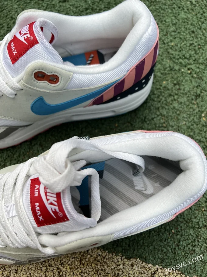 Parra x Nike Air Max 1 Color Block Retro Running Shoes AT3057-100