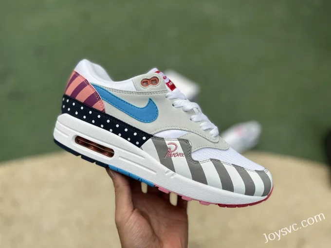 Parra x Nike Air Max 1 Color Block Retro Running Shoes AT3057-100