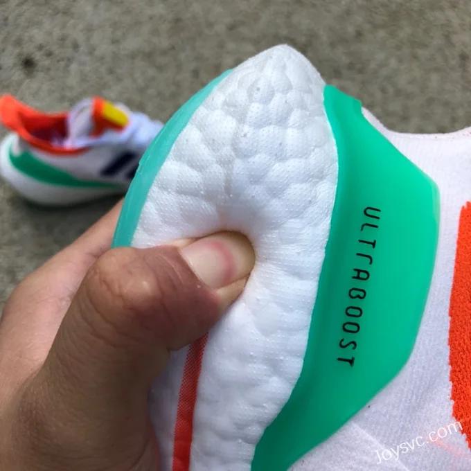 adidas UltraBoost 22 White Green Orange GY8688