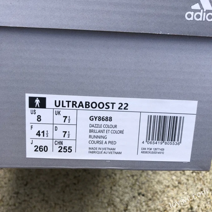 adidas UltraBoost 22 White Green Orange GY8688