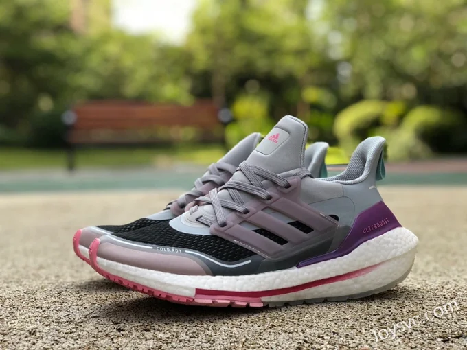 adidas UltraBoost 21 COLD.RDY Black Grey Purple Pink S23908