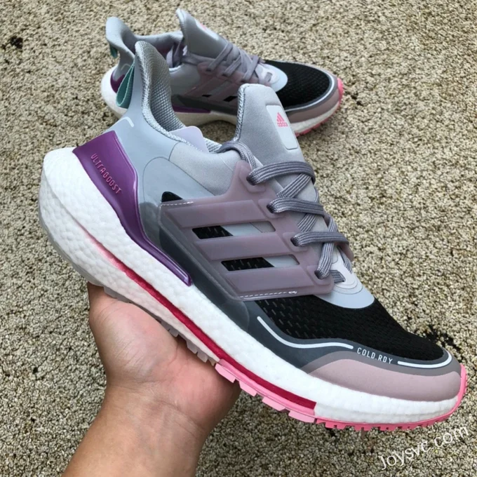 adidas UltraBoost 21 COLD.RDY Black Grey Purple Pink S23908