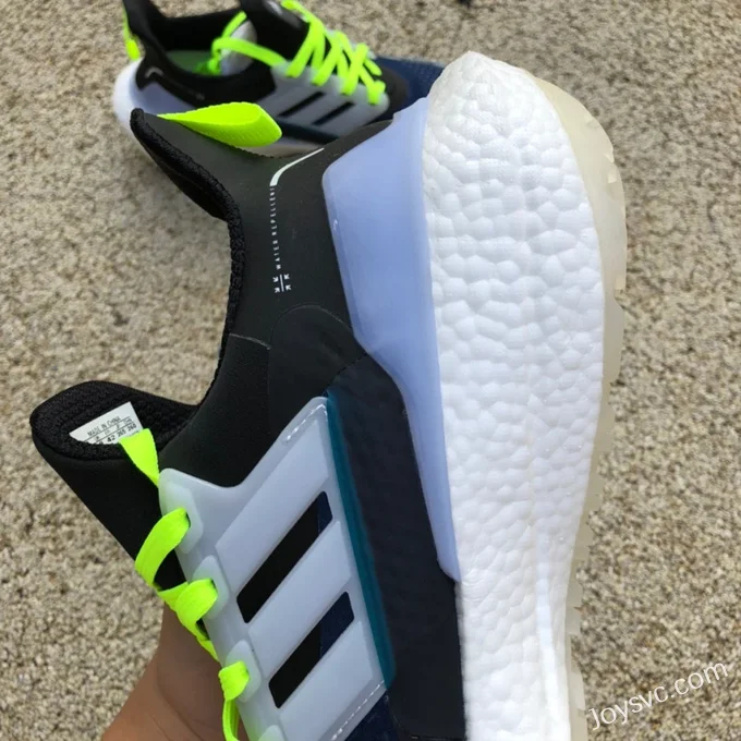 adidas UltraBoost 21 COLD.RDY Black White Green S23754