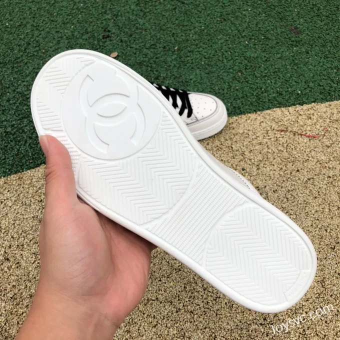 CHANEL 2021 Panda Sneakers in White