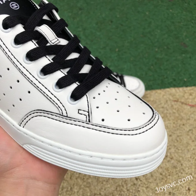 CHANEL 2021 Panda Sneakers in White