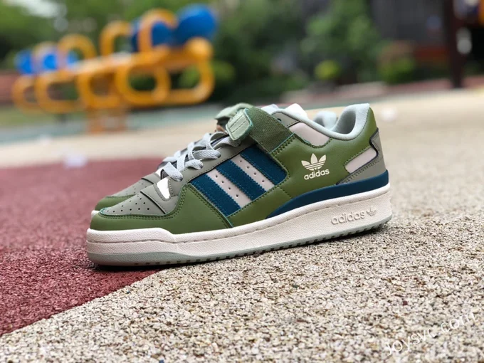 Adidas Forum 84 Low Green Retro Sneakers GX4545