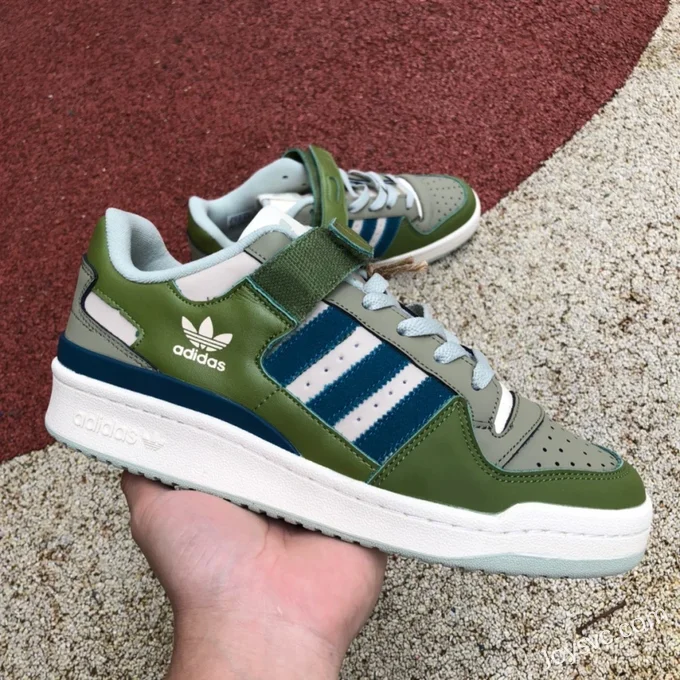 Adidas Forum 84 Low Green Retro Sneakers GX4545