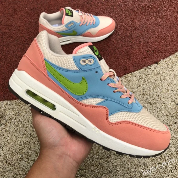 Nike Air Max 1 Pink Blue Retro Running Shoes DV3196-800